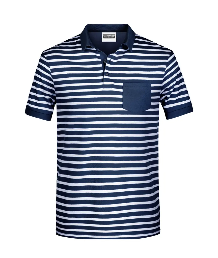 Prugasta polo majica 8030 navy/white S-0