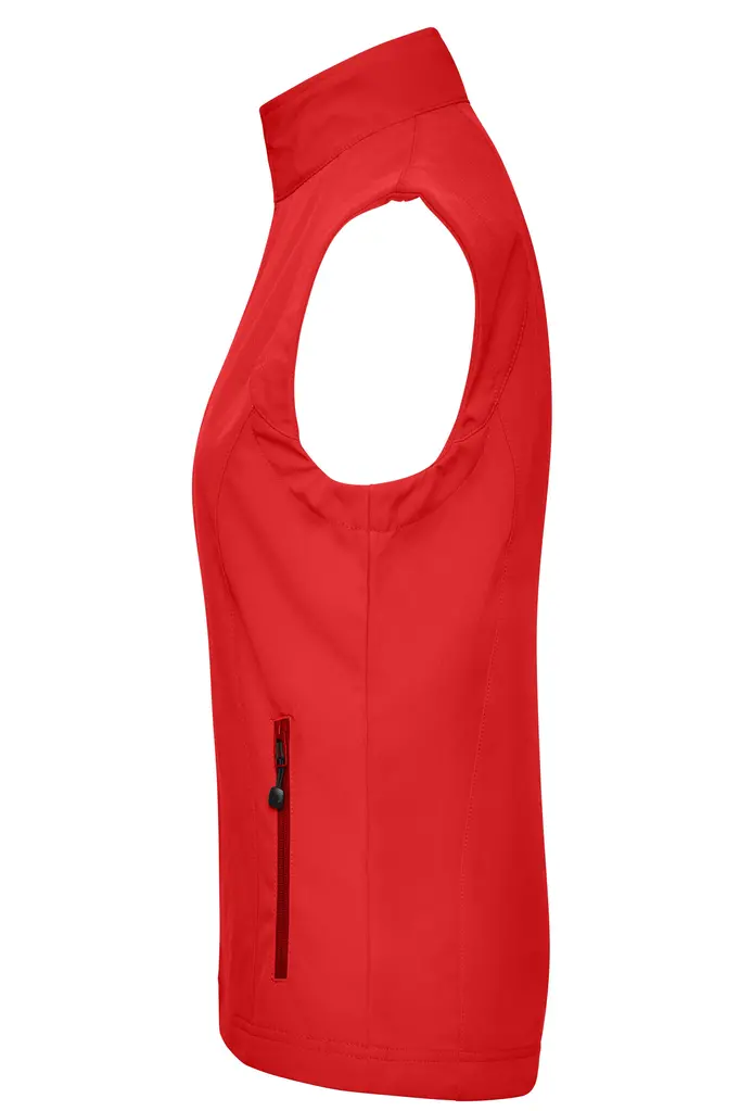 Ženski softshell prsluk JN1023 red S-1