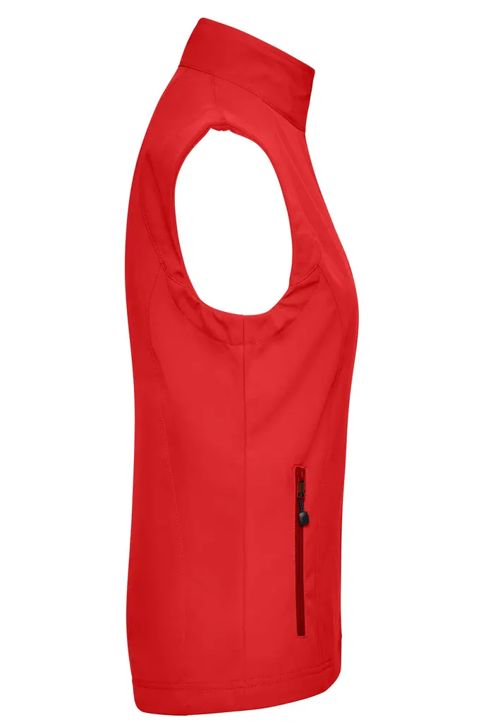 Ženski softshell prsluk JN1023 red S-2