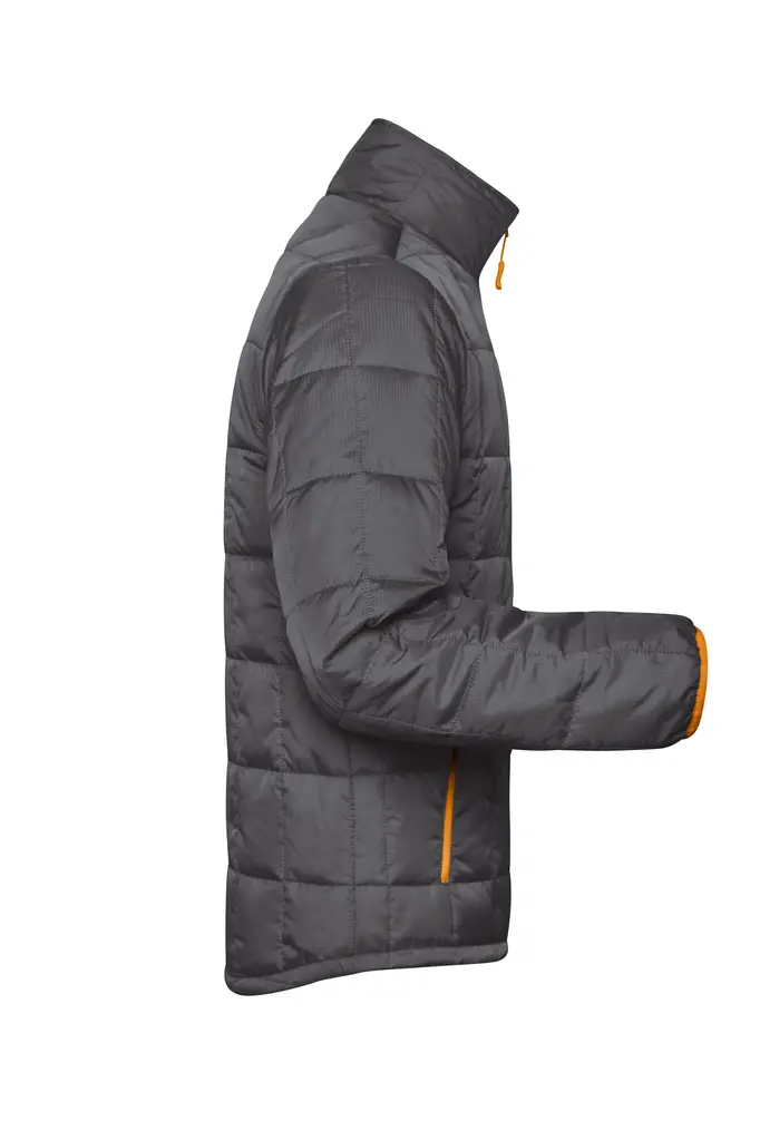 Muška jakna JN1035 carbon/orange XL-2