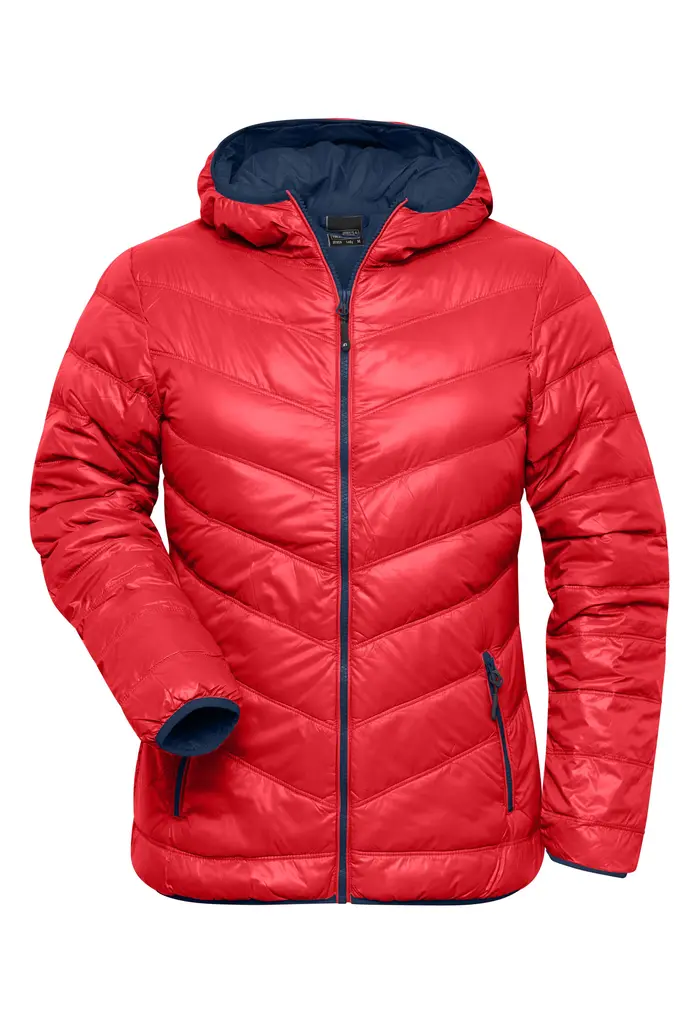 Ženska pernata jakna JN1059 red/navy S-0