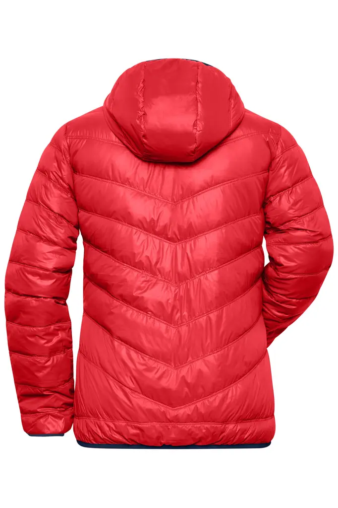 Ženska pernata jakna JN1059 red/navy S-3