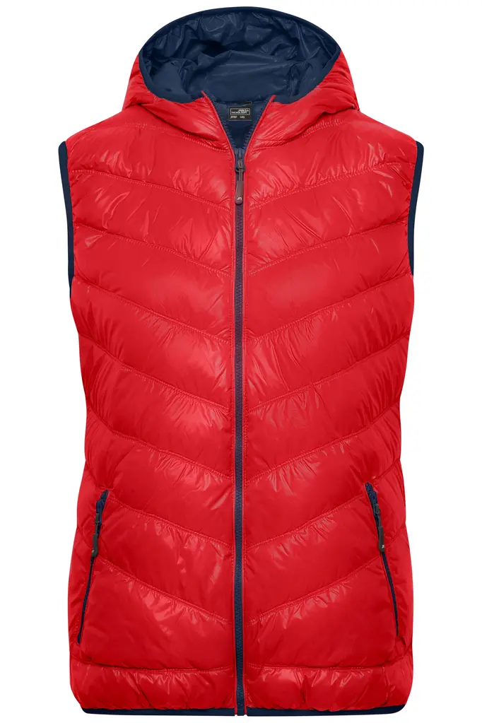 Ženski pernati prsluk JN1061 red/navy S-0