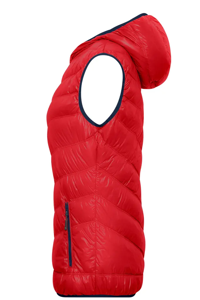 Ženski pernati prsluk JN1061 red/navy S-1