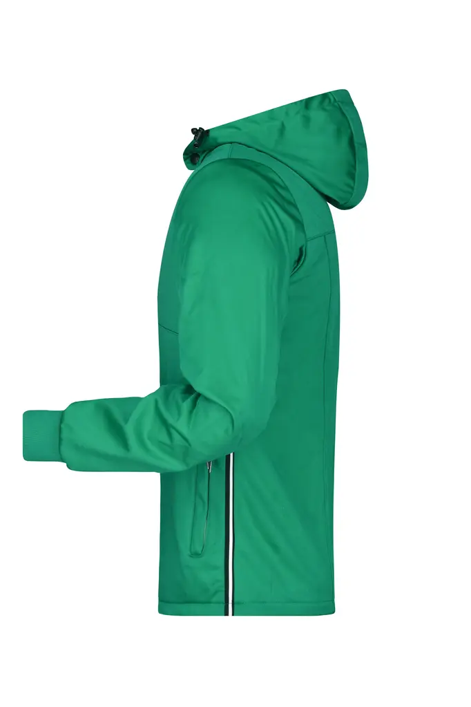 Muška softshell jakna JN1078 irish-green/navy/white S-1