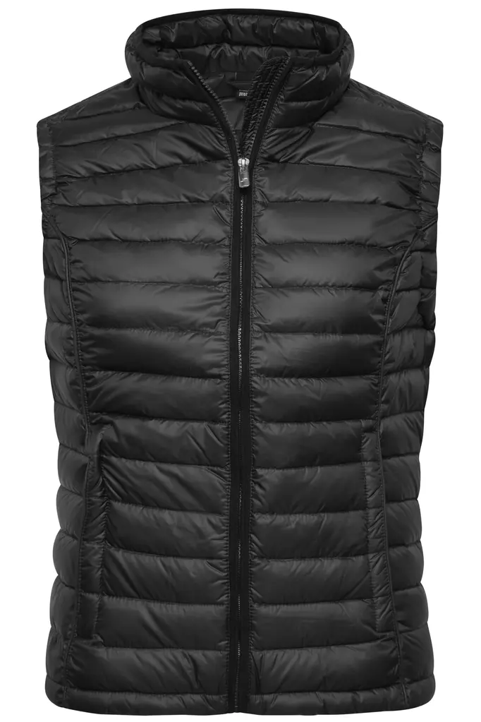 Ženski pernati prsluk JN1079 black/black S-0