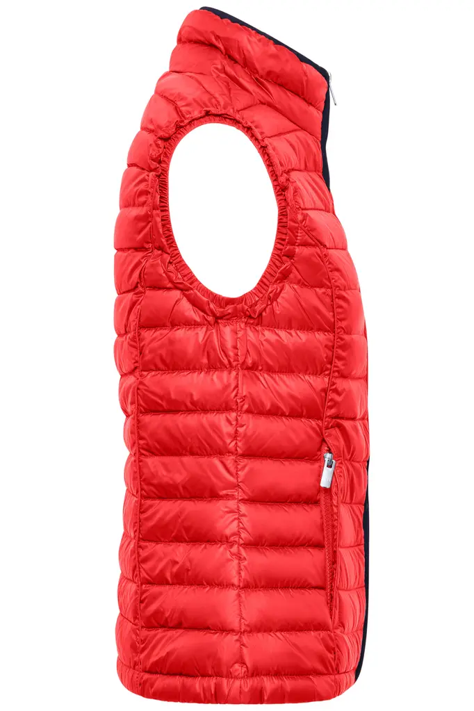 Ženski pernati prsluk JN1079 red/black S-2