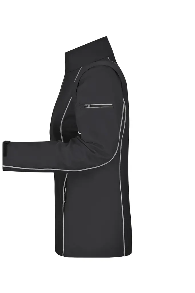 Ženska 2U1 jakna JN1121 black/silver S-1