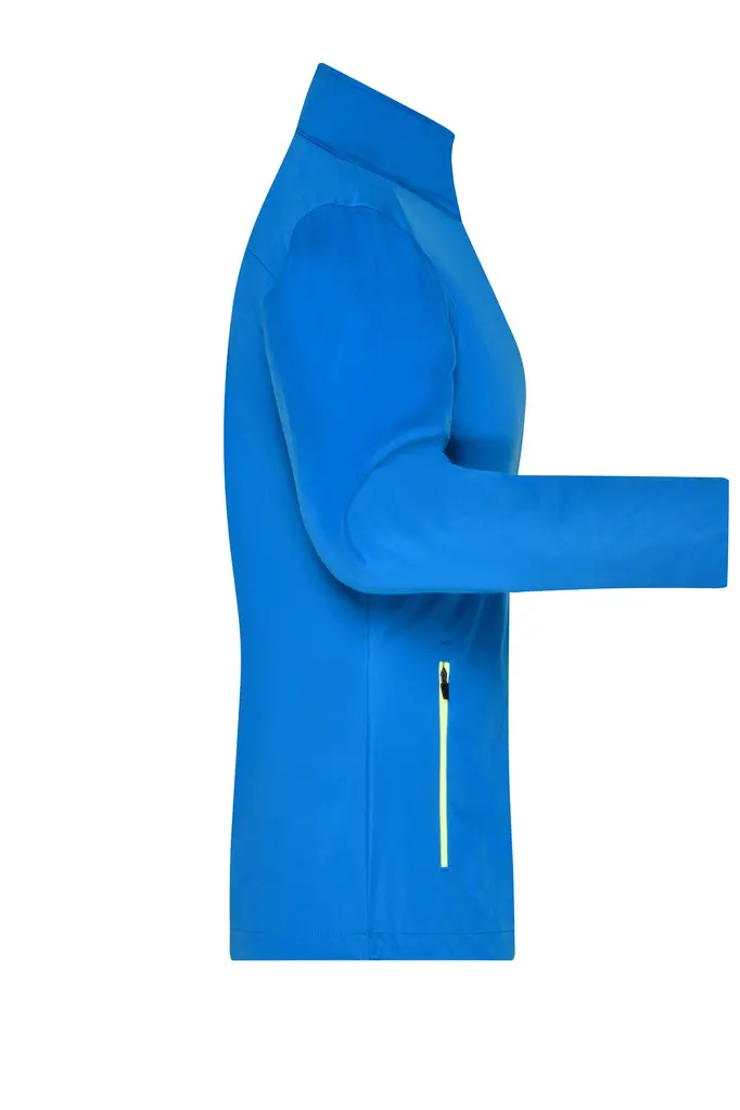 Ženska softshell jakna JN1125 bright-blue/bright-yellow S-2