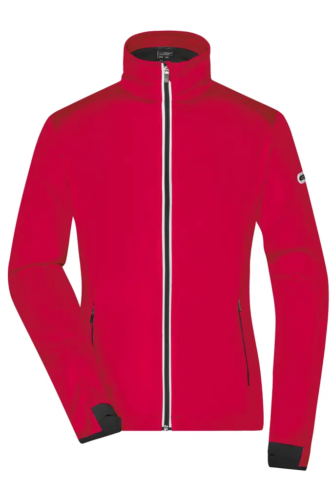 Ženska softshell jakna JN1125 light-red/black S-0