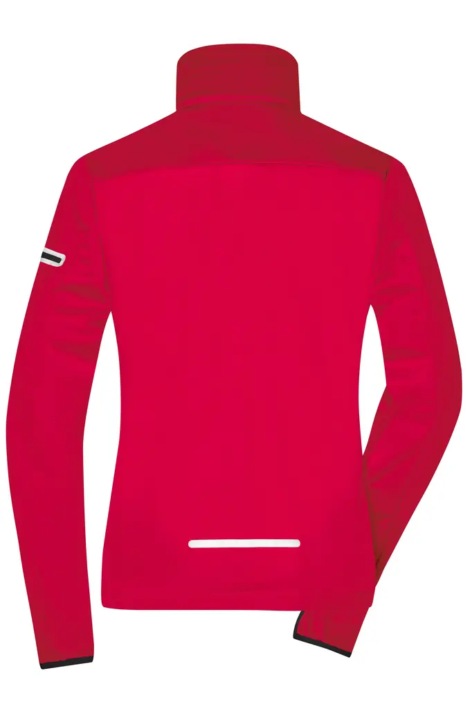 Ženska softshell jakna JN1125 light-red/black S-3