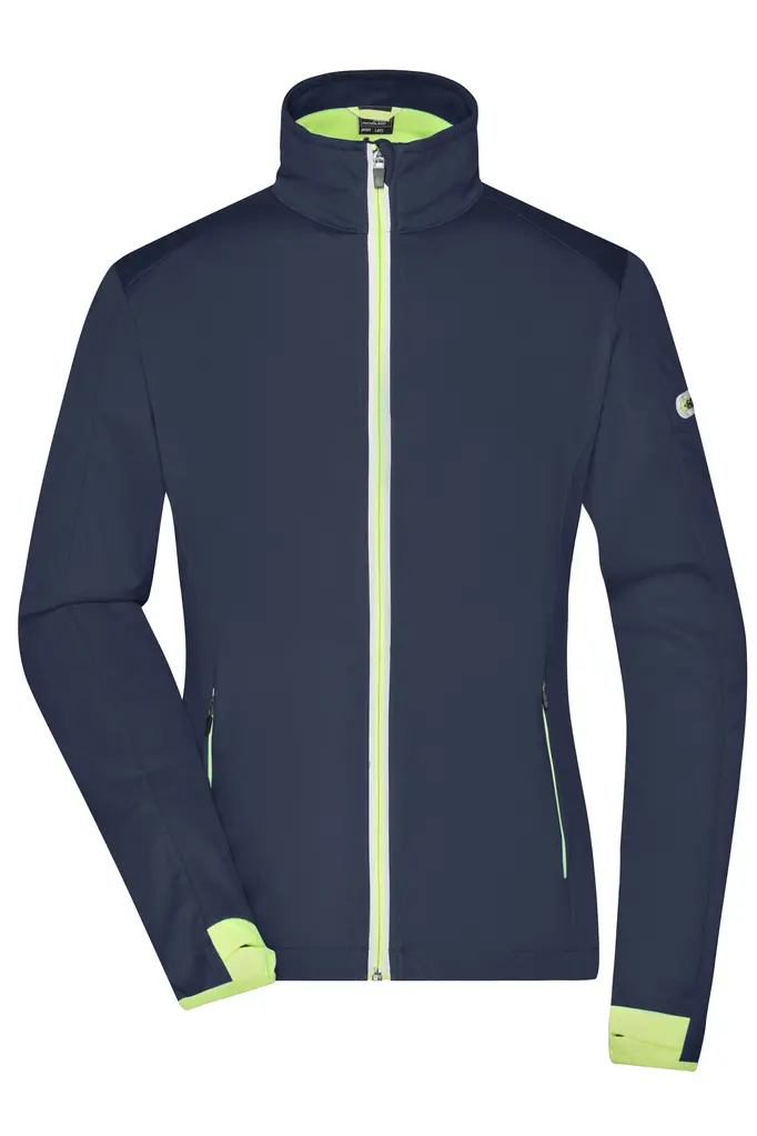 Ženska softshell jakna JN1125 navy/bright-yellow S-0