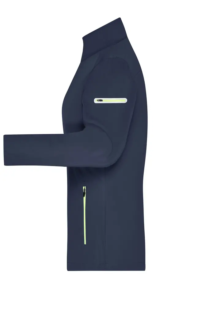 Ženska softshell jakna JN1125 navy/bright-yellow S-1