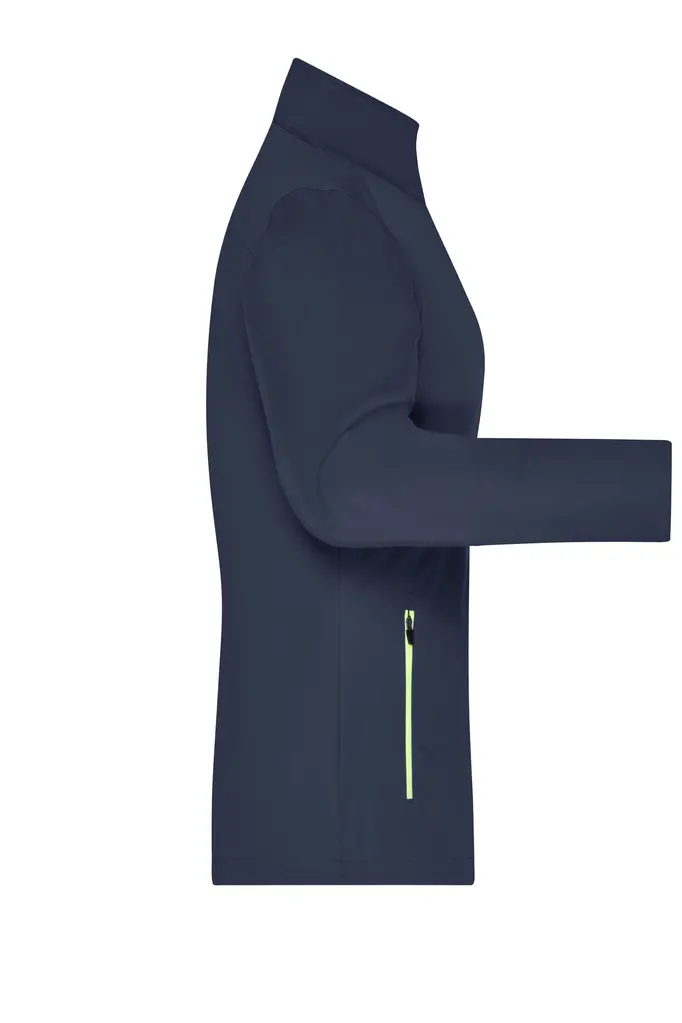 Ženska softshell jakna JN1125 navy/bright-yellow S-2