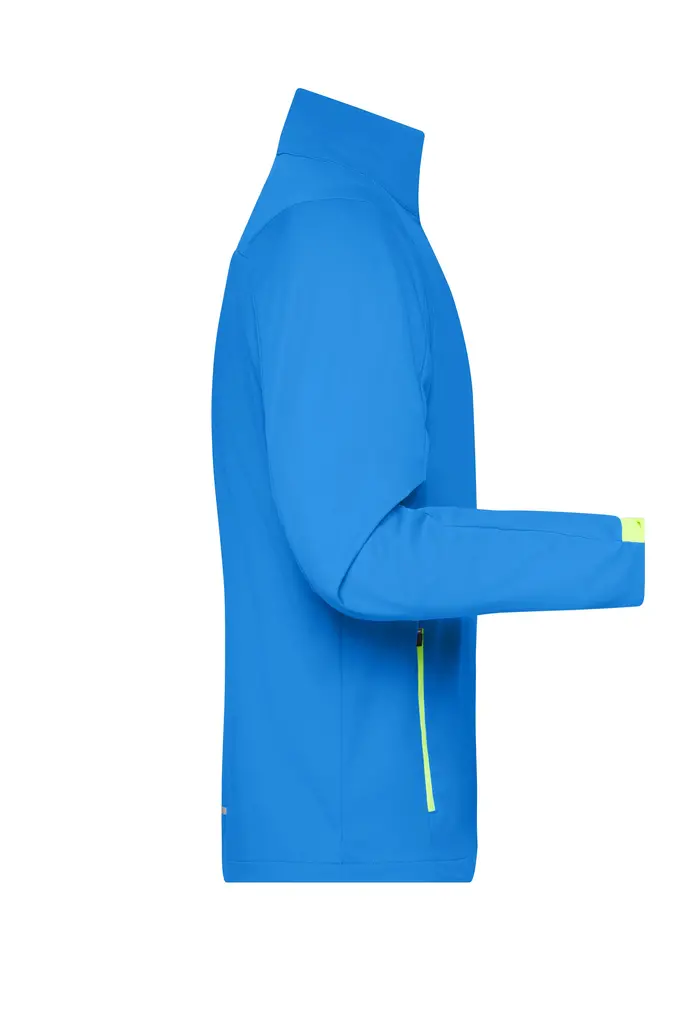 Muška softshell jakna JN1126 bright-blue/bright-yellow S-2