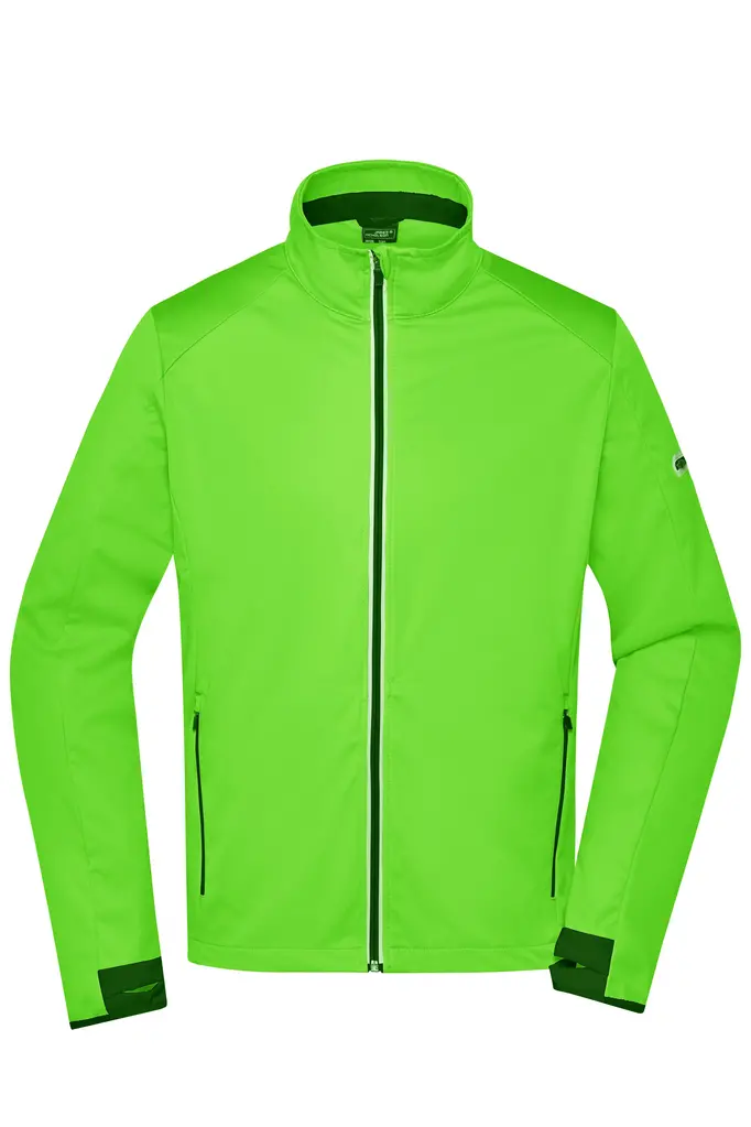 Muška softshell jakna JN1126 bright-green/black S-0