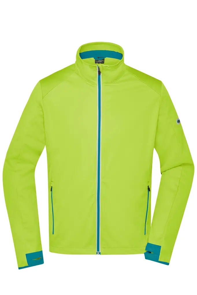 Muška softshell jakna JN1126 bright-yellow/bright-blue S-0