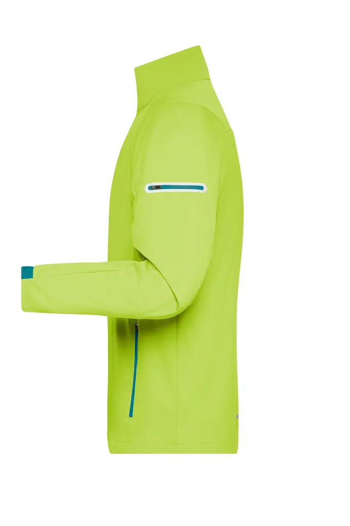 Muška softshell jakna JN1126 bright-yellow/bright-blue S-1