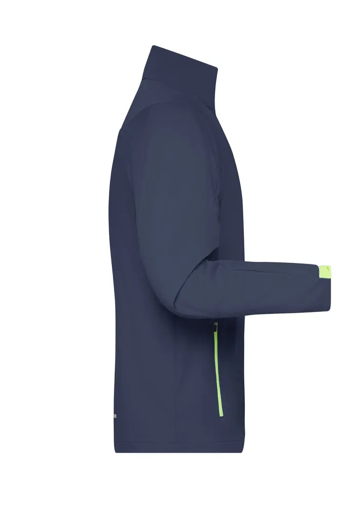 Muška softshell jakna JN1126 navy/bright-yellow S-2