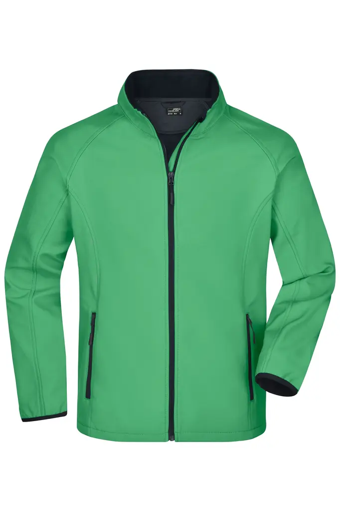 Muška softshell jakna JN1130 green/navy S-0