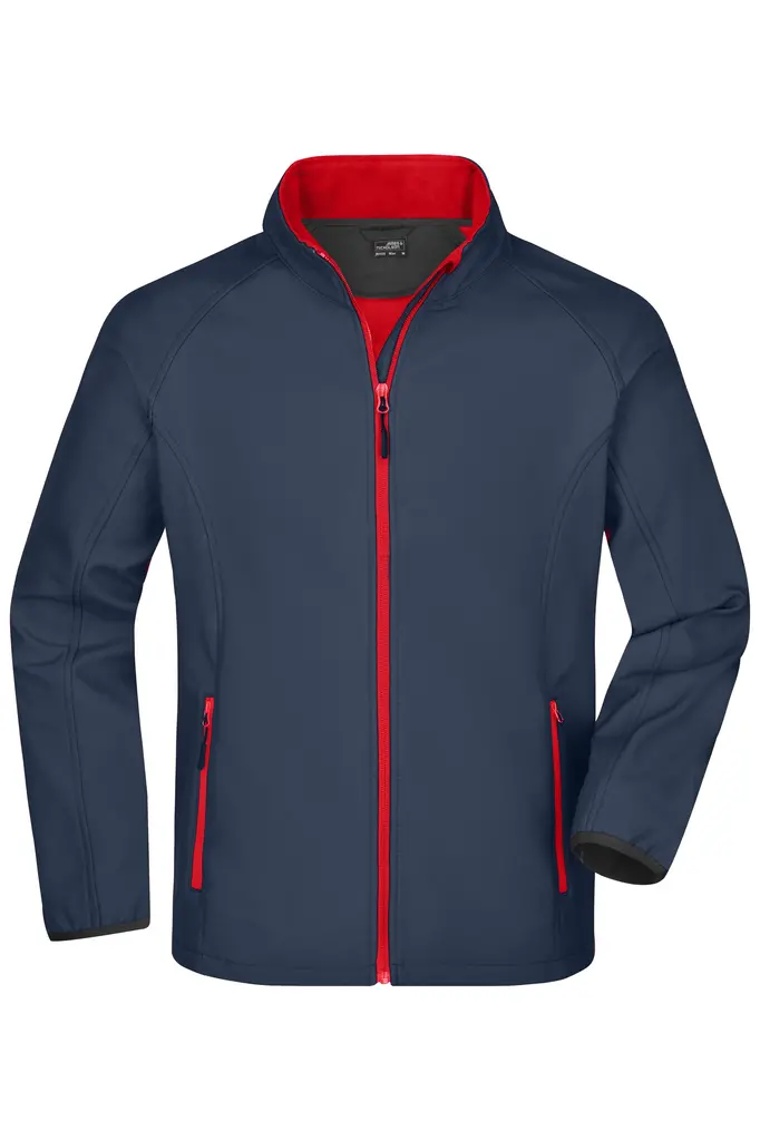 Muška softshell jakna JN1130 iron-grey/red S-0