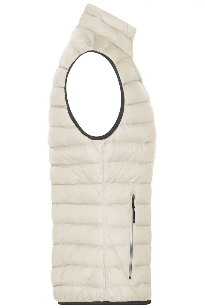 Ženski pernati prsluk JN1137 off-white/off-white S-2