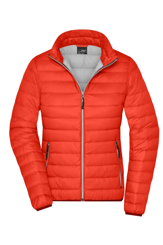 Ženska pernata jakna JN1139 burnt-orange/silver M-1