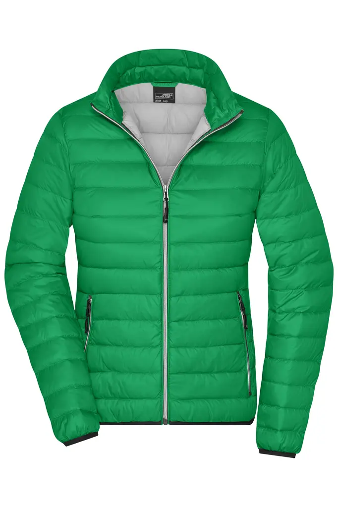 Ženska pernata jakna JN1139 fern-green/silver S-1