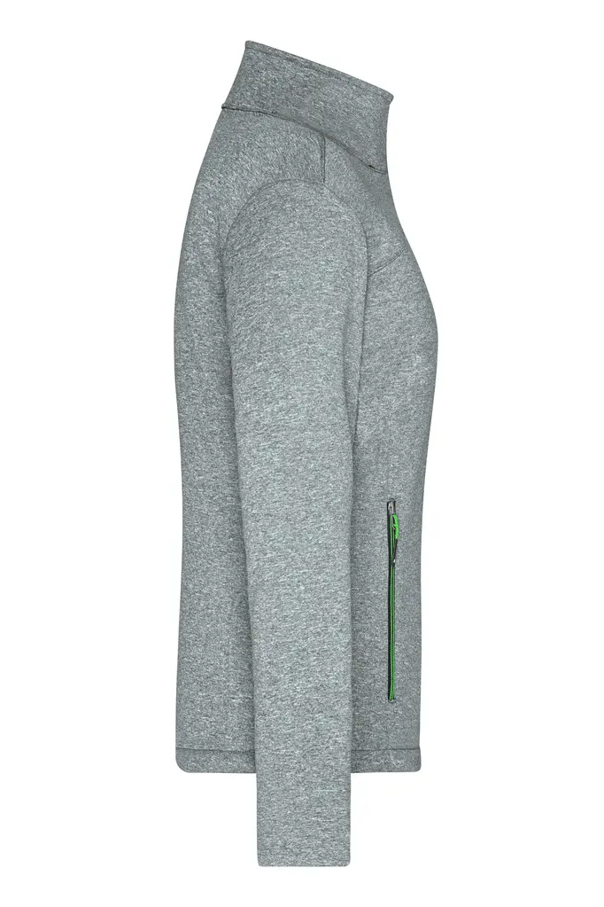 Ženska softshell jakna JN1147 dark-melange/green XS-2