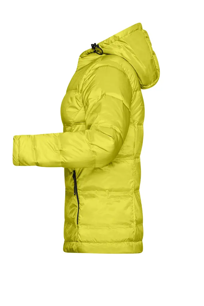 Ženska pernata jakna JN1151 yellow/silver XS-1