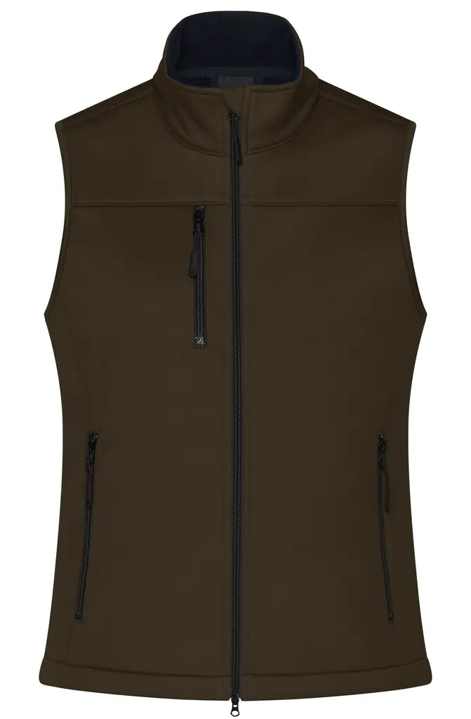 Ženski softshell prsluk JN1169 brown XS-0