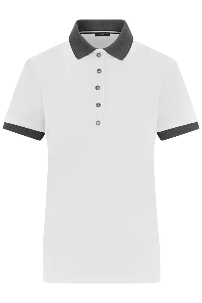 Ženska polo majica JN1303 white/anthracite-melange XS-0