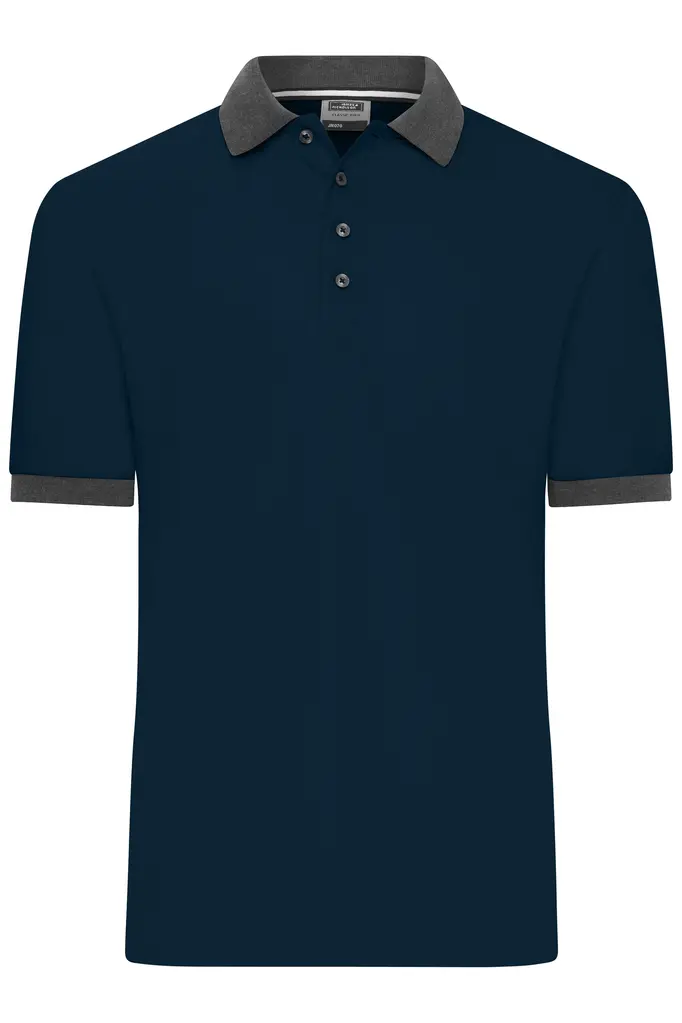 Polo majica JN1304 navy/anthracite-melange S-0