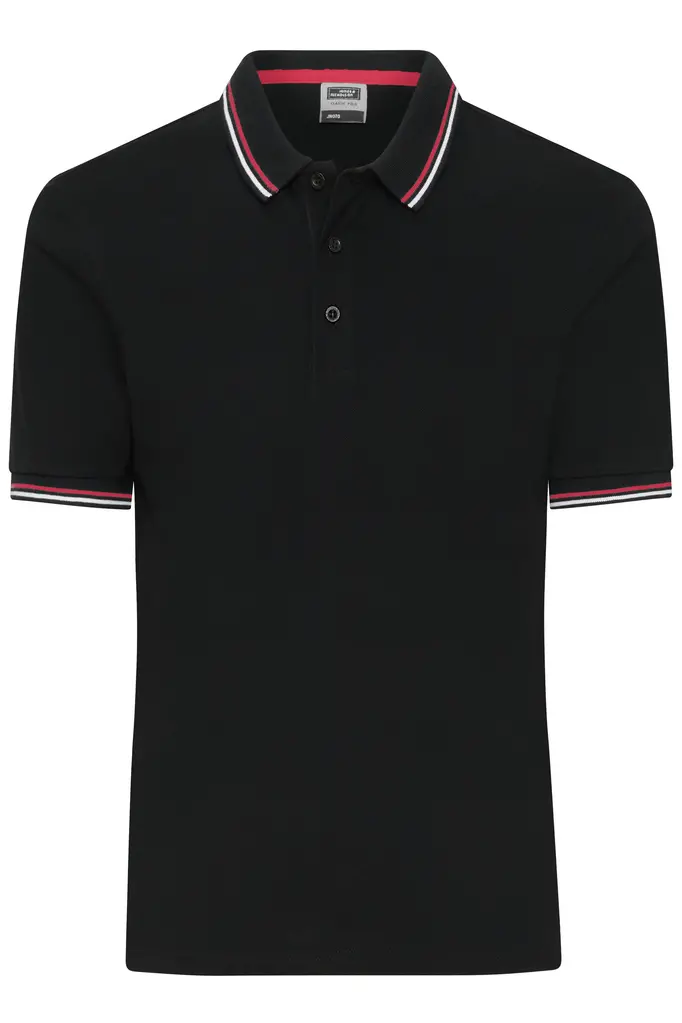 Polo majica JN1306 black/white/red S-0
