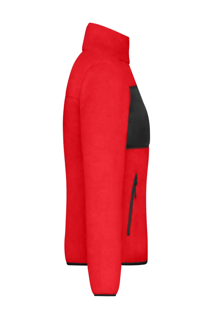 Ženski flis JN1311 red/black XS-2