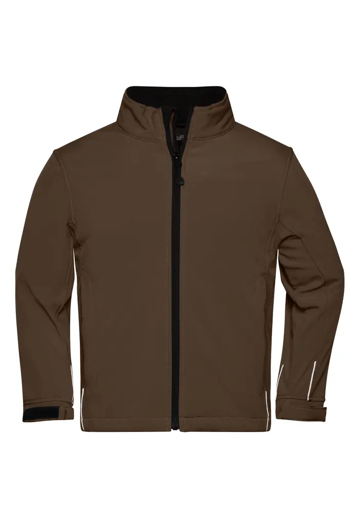 Dječja softshell jakna JN135K brown M-0