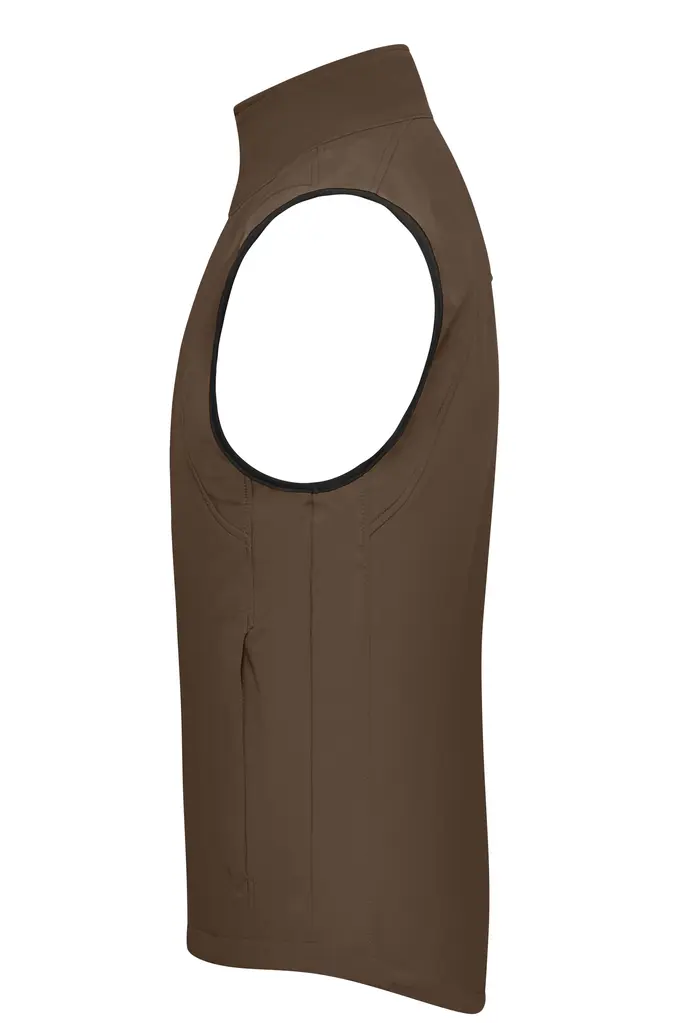 Muški softshell prsluk JN136 brown S-1