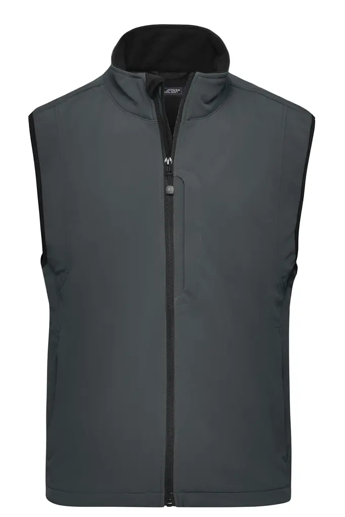 Muški softshell prsluk JN136 carbon S-0