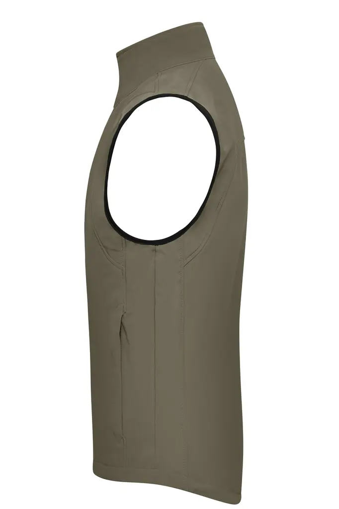 Muški softshell prsluk JN136 olive S-1