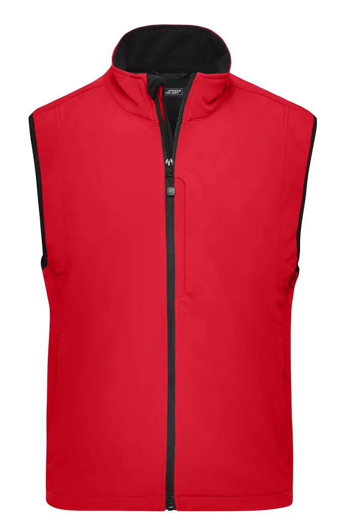 Muški softshell prsluk JN136 red S-0