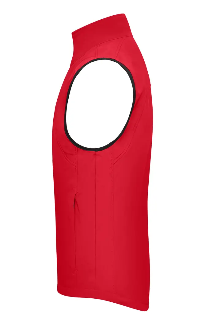 Muški softshell prsluk JN136 red S-1