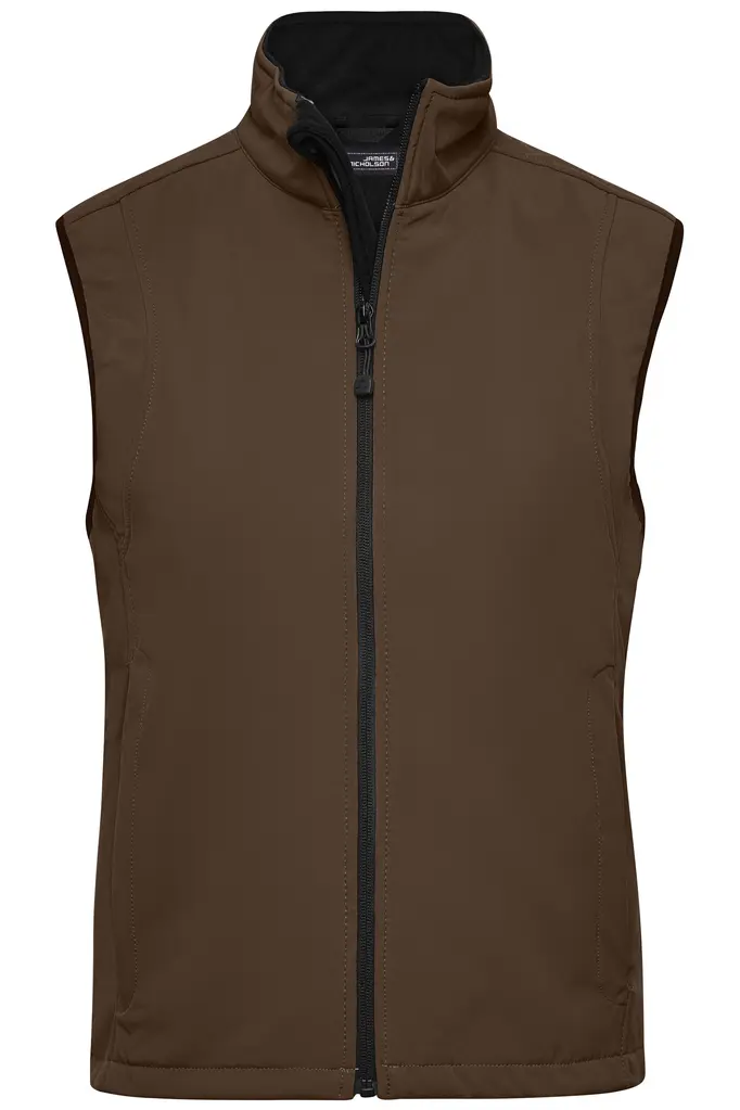 Ženski softshell prsluk JN138 brown S-0