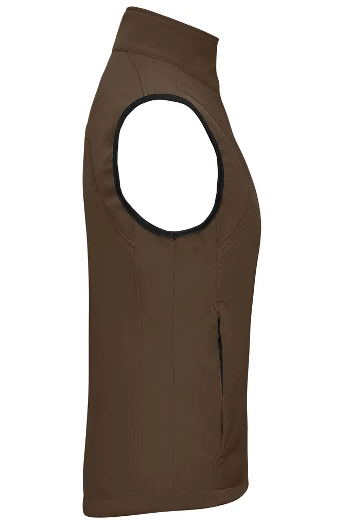 Ženski softshell prsluk JN138 brown S-2