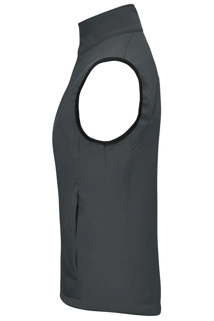 Ženski softshell prsluk JN138 carbon S-1