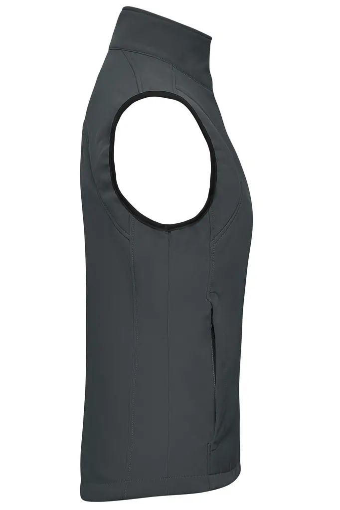 Ženski softshell prsluk JN138 carbon S-2