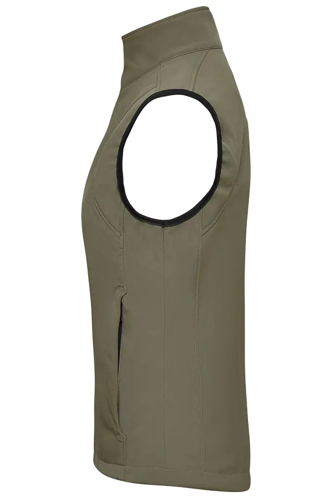 Ženski softshell prsluk JN138 olive S-1