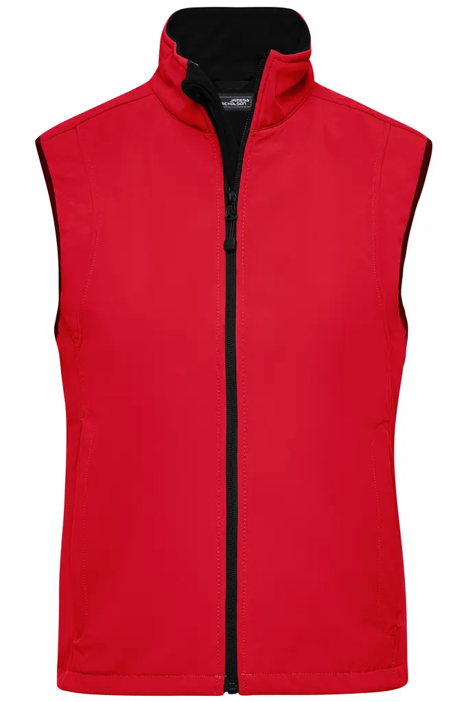 Ženski softshell prsluk JN138 red S-0