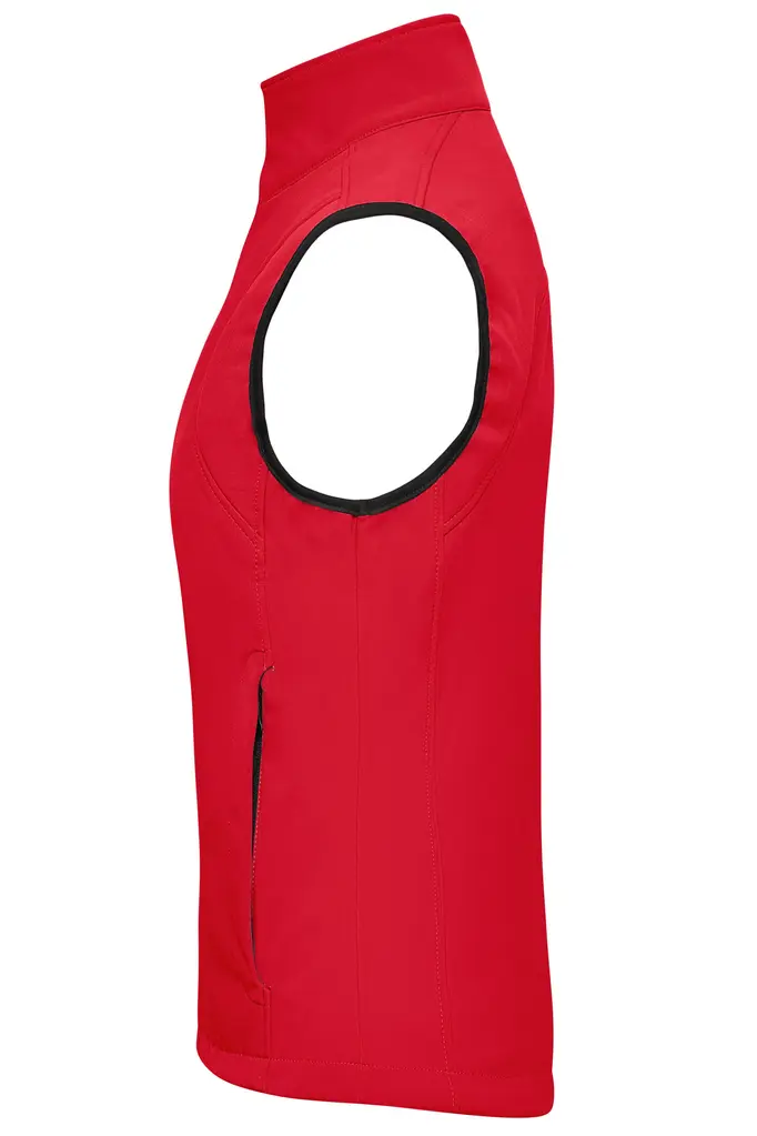 Ženski softshell prsluk JN138 red S-1