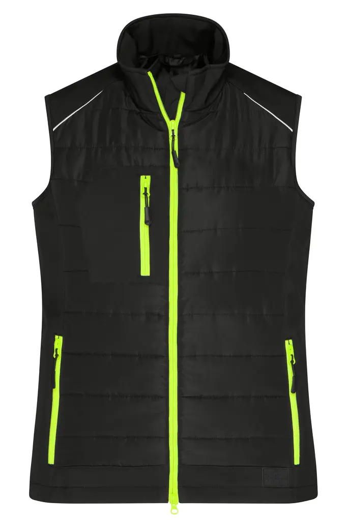 Ženski prsluk JN1821 black/neon-yellow XS-0