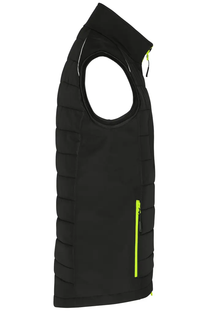 Muški prsluk JN1822 black/neon-yellow XS-2